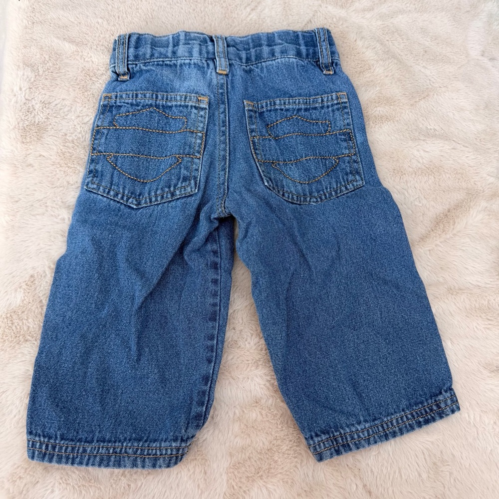 Harley Davidson Kids Classic Blue Jeans Size 12 Months